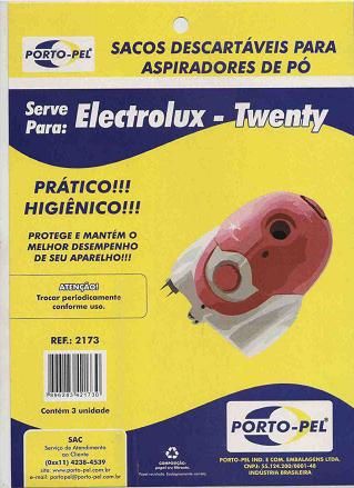 SACOS ASPIRADOR DE PO ELECTROLUX TWENTY REF:2173